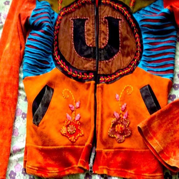 Lumbini Imports Jackets & Blazers - Hippy hoodie